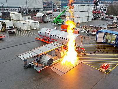 simulation system for fire
